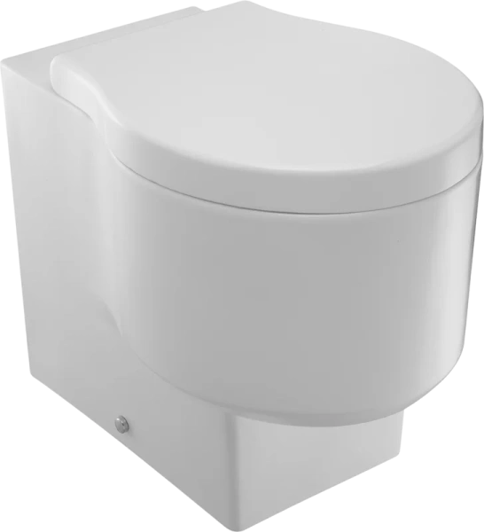 Унитаз напольный Jacob Delafon Formilia с крышкой-сиденьем микролифт E4772-00 (детальная фотография)