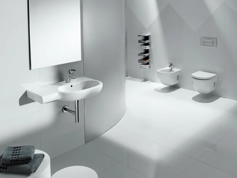 Унитаз подвесной Roca Meridian белый 346248000 (детальная фотография), без бачка, со скрытым бачком