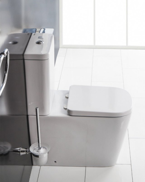 Унитаз компакт BelBagno Albano BB120CPR безободковый (детальная фотография), современные, hi-tech, прямоугольные