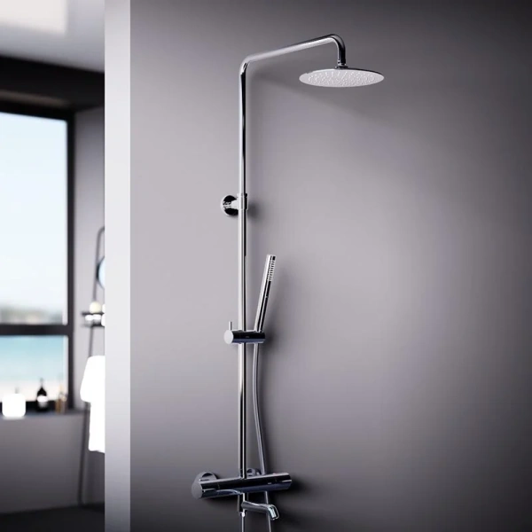 Душевая стойка Damixa Scandinavian Pure хром 936810000 (детальная фотография), хром