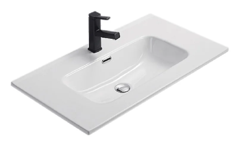 Раковина GID Integrado 9080s 81 см белая 71157 (детальная фотография)