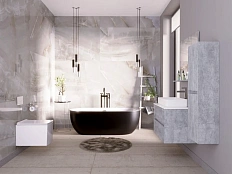 Ванна акриловая Grossman 170x80 см черная