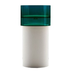 Раковина напольная Abber Kristall 45 см белая/бирюзовая