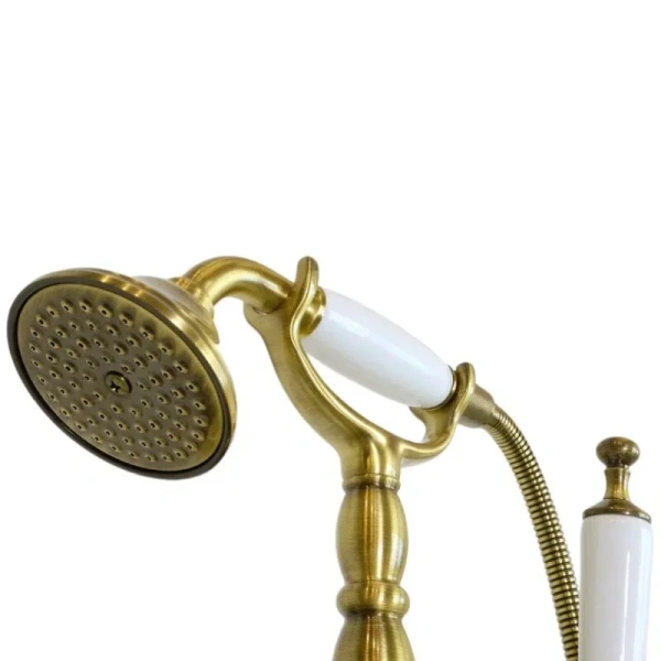 Смеситель для ванны Migliore Oxford бронза 19085 (детальная фотография), с коротким изливом