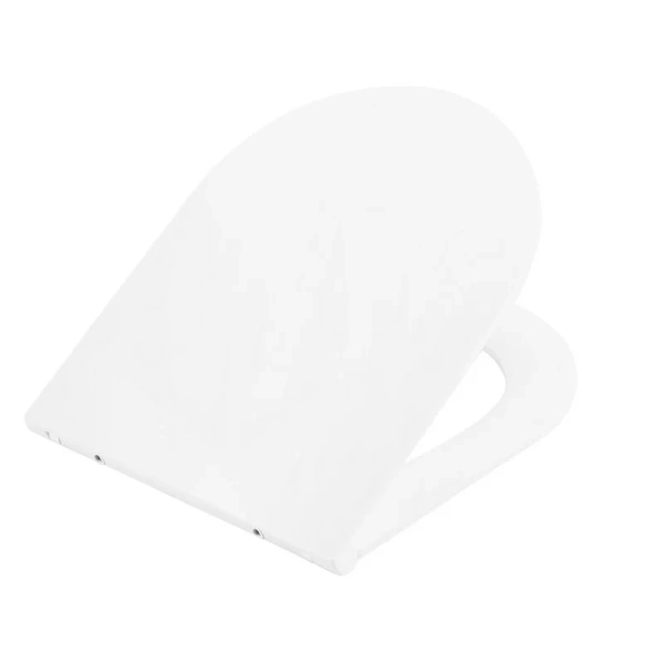 Унитаз подвесной BelBagno Sfera-R с сиденьем из дюропласта BB046CHR/SC (детальная фотография), белые