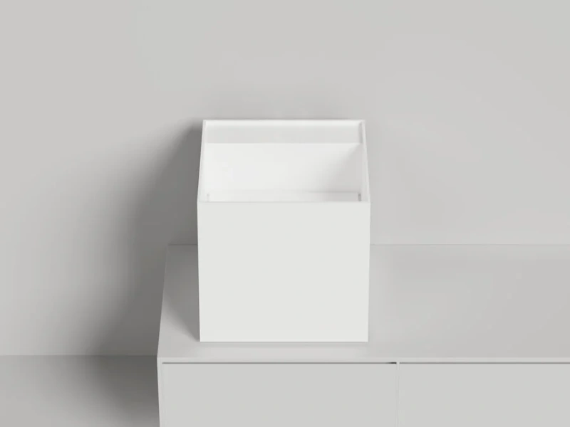 Раковина Salini Armonia Square Top 03 45 см квадратная 130513TG (детальная фотография) index_1