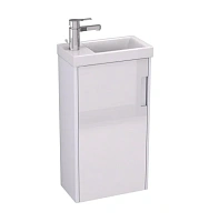 Тумба под раковину подвесная Velvex Klaufs 40 см белая