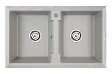Мойка для кухни Paulmark Zwilling 81 см серая