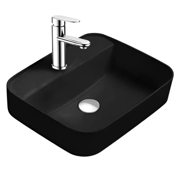 Раковина Акватек Вега 50 см черная матовая AQ5506-MB (детальная фотография)