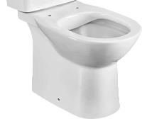 Чаша для унитаза-компакта Roca Debba белая