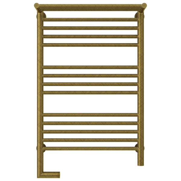 Полотенцесушитель электрический левый, с полкой цвет состаренная бронза Сунержа Богема 2.0 800х500 05-5206-8050 (детальная фотография), по запросу