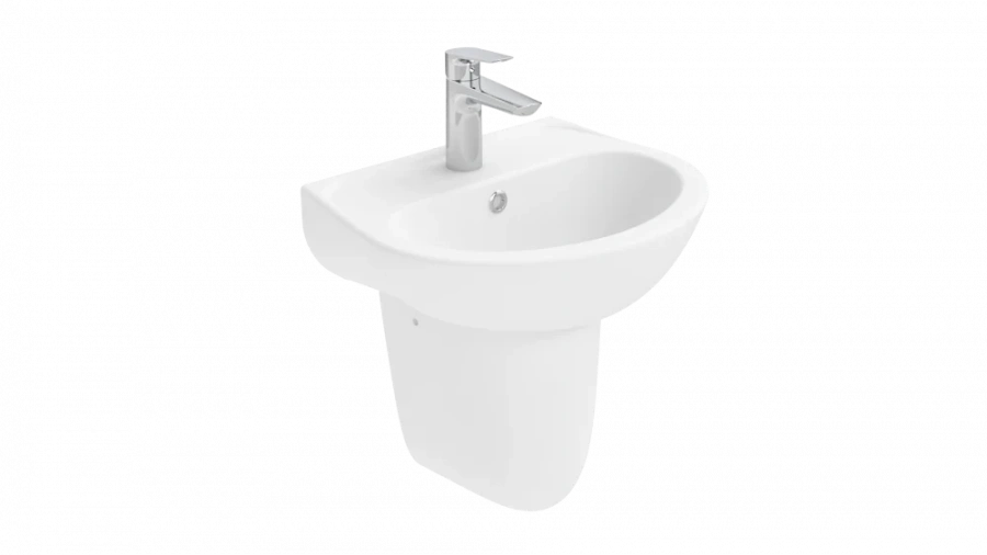 Раковина Creavit Oval 45 см белая TP145-00CB00E-0000 (детальная фотография)