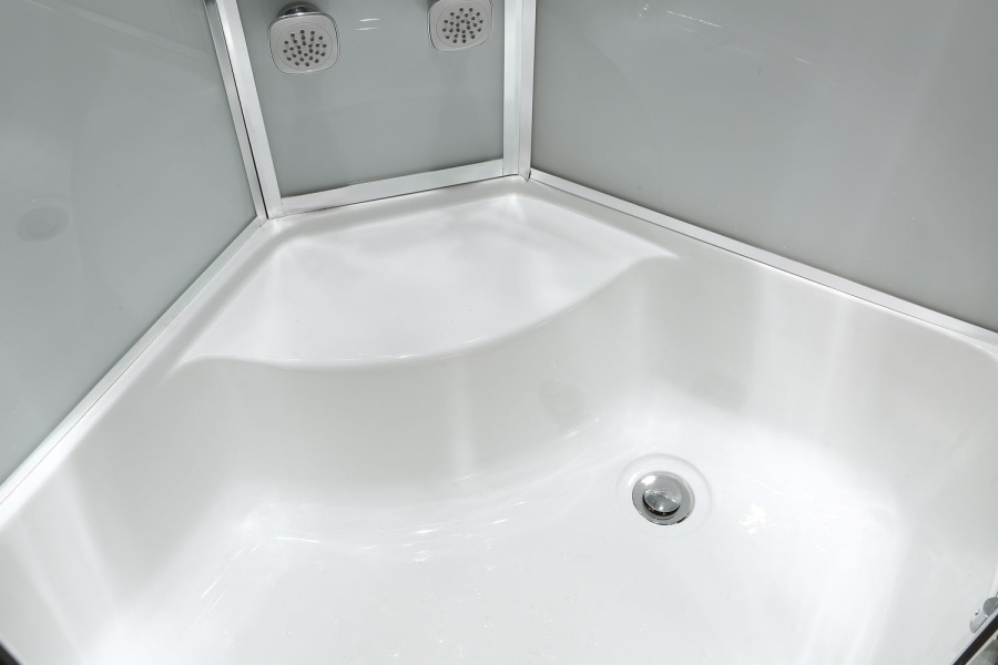 Душевая кабина Black&White Galaxy G5503 100x100 см профиль хром 5503100 (детальная фотография), 100х100