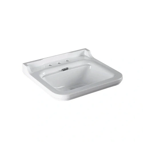 Раковина Kerasan Waldorf 60 см с 3 отверстиями под смеситель - фото 1