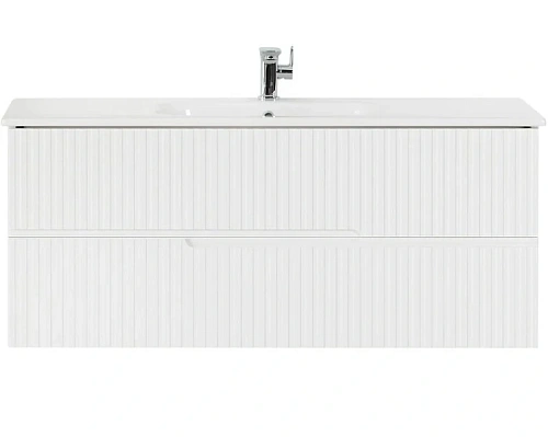 Тумба под раковину подвесная Cezares Duet 117 см Bianco Lucido - фото 3