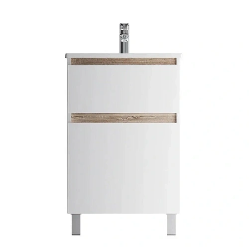 Тумба под раковину напольная Am.Pm X-Joy 55 см белый глянец - фото 1