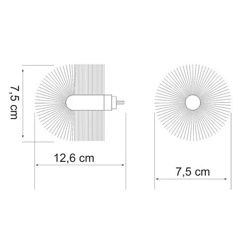Щетка для ершика WasserKRAFT черная K-012 (детальная фотография), современные, hi-tech