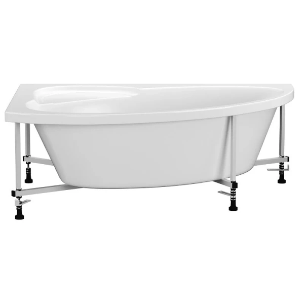 Ванна акриловая Viant Бостон 150 х 100 см, белая, левая/правая, VVABOS150100-L/R (детальная фотография), 150х100