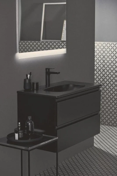 Смеситель для раковины Ideal Standard Cerafine O черный матовый BC554XG (детальная фотография), черные