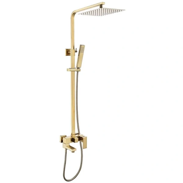 Душевая стойка Abber Daheim золото матовое AF8216G  (детальная фотография)