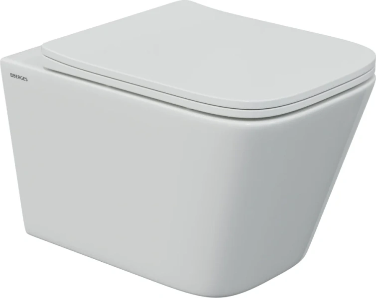 Унитаз с инсталляцией Berges Floe S клавиша черная Soft Touch/хром 043366 (детальная фотография), нет в наличии index_1