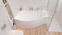 Ванна акриловая 1MarKa Gracia 170 x 100 см, белый, левая/правая