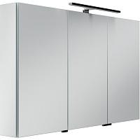 Зеркальный шкаф с подсветкой Sancos Hilton 120 см прямоугольный