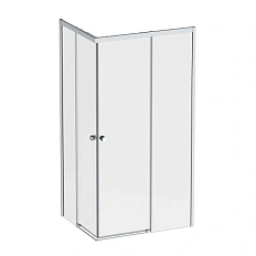 Душевой уголок Am.Pm X-Joy 100x80 см профиль хром, стекло прозрачное