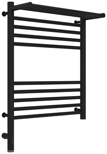 Полотенцесушитель электрический Сунержа Богема 3.0 50х60 см левый черный матовый - фото 2