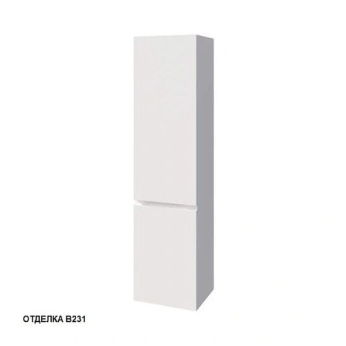 Шкаф-пенал подвесной Caprigo Sydney 40 см Bianco, правый - фото 1