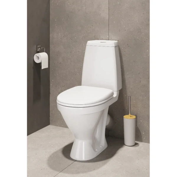 Унитаз компакт Sanita Кама с сиденьем микролифт WC.CC/Kama/2-TM/WHT.G/S1 (детальная фотография), с бачком
