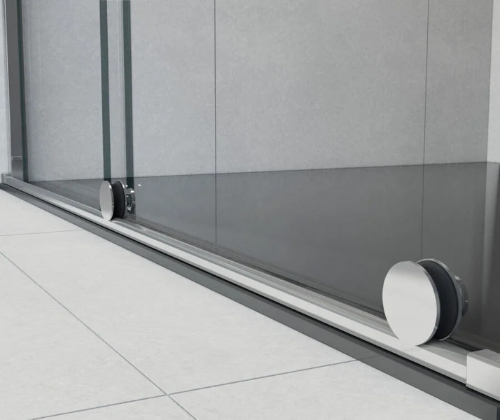 Душевая дверь в нишу Vincea Arno 150 см стекло прозрачное VPS-1A150CL (детальная фотография), 150 см