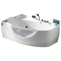 Ванна акриловая пристенная левая Gemy G9046 O L