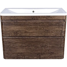 Тумба под раковину подвесная Style Line Атлантика 100 см старое дерево
