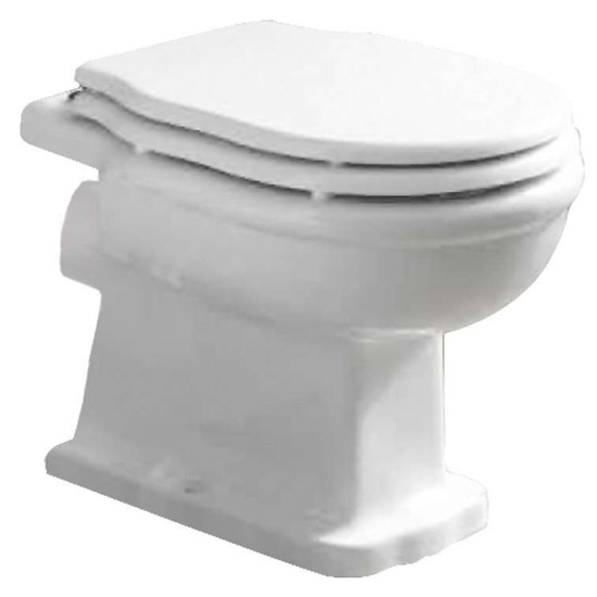 Чаша для унитаза BelBagno Boheme белая BB115CB (детальная фотография)