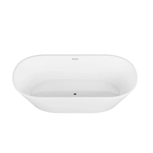 Ванна акриловая Grossman Forta, GR-1503, 170 x 75 см, отдельностоящая, белая (детальная фотография), овальные