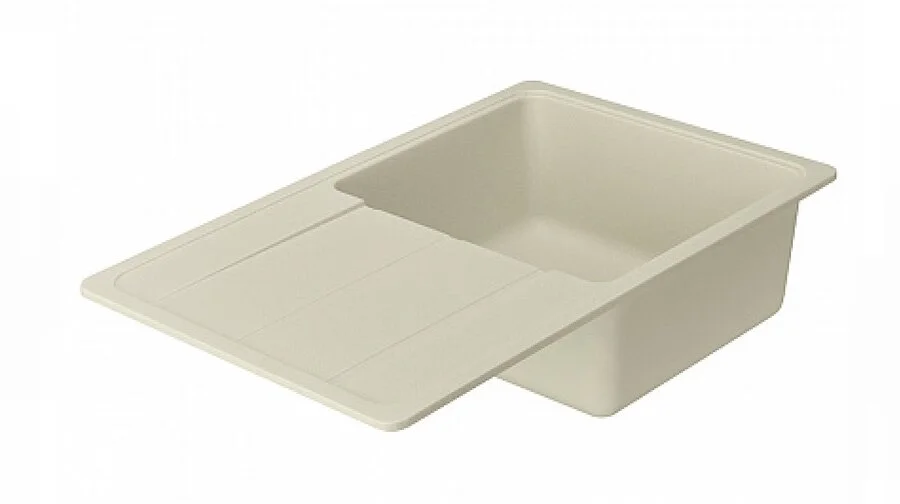 Мойка для кухни, цвет жемчуг, Аманда Акватон 1A712832AD240 (детальная фотография), прямоугольной формы