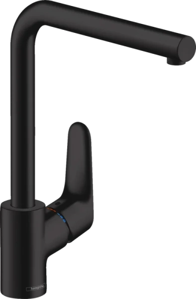 Смеситель для кухни Hansgrohe Focus матовый черный 31817670 (детальная фотография)