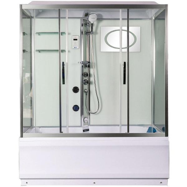 Душевая кабина WeltWasser WW500 170х85 см с крышей WW500 EMMER 170/85/55 (детальная фотография)