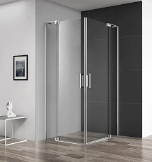 Душевой уголок Cezares Slider 110x80 см стекло прозрачное профиль хром