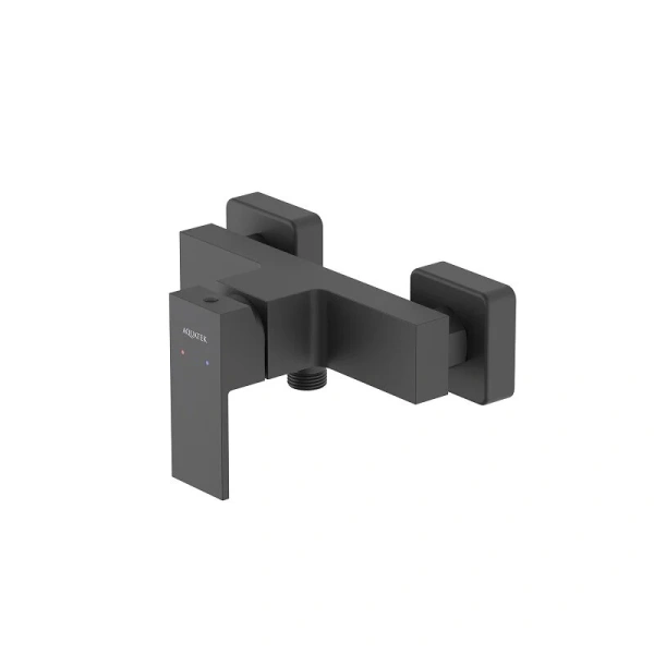 Смеситель для душа Акватек Либра черный AQ1660MB (детальная фотография)