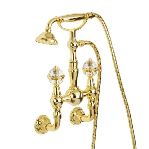 Смеситель для душа Migliore Cristalia золото 27183 (детальная фотография)