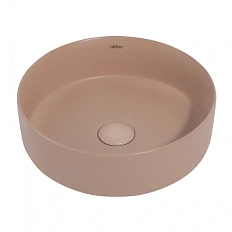 Раковина Abber Bequem 36 см бежевая матовая