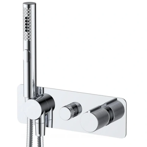 Смеситель Allen Brau Liberty 5.33009-00 для ванны и душа, с душевым гарнитуром, цвет хром (детальная фотография)