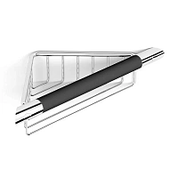 Поручень для ванной Black&White Swan с полкой