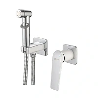 Гигиенический душ со смесителем Lemark Allegro белый/хром