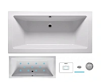 Ванна гидромассажная Riho Lusso 190 х 80 см, AIR2