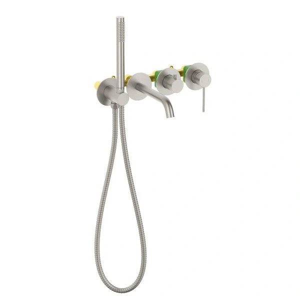 Смеситель для ванны Timo Saona никель 2314/13YSM (детальная фотография)