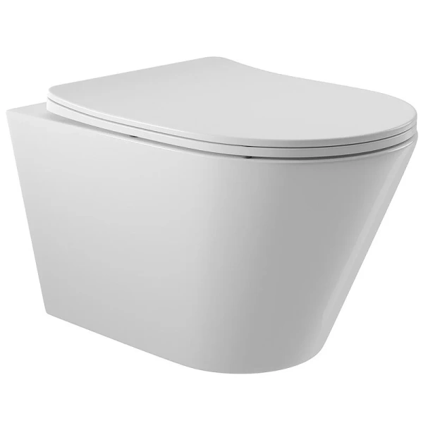 Унитаз с инсталляцией Aqueduto CONE клавиша черная матовая AQDS117T (детальная фотография), по запросу