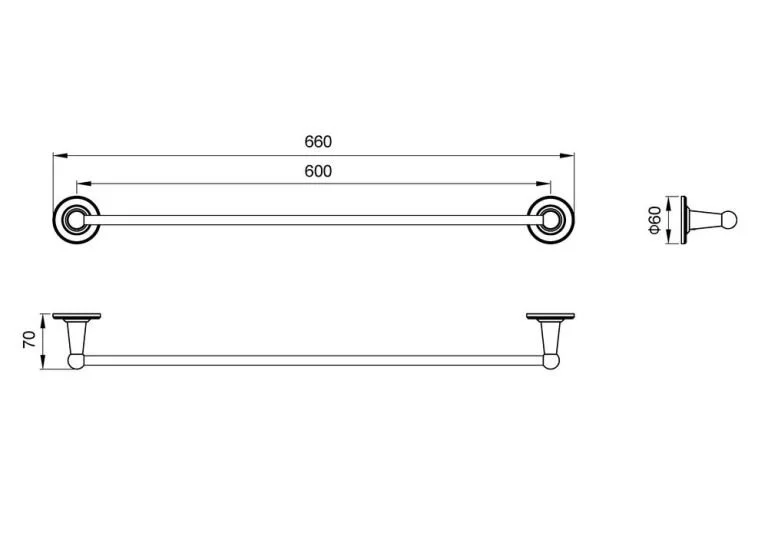 Полотенцедержатель Timo Nelson антик 160053/02 (детальная фотография), классические, ретро